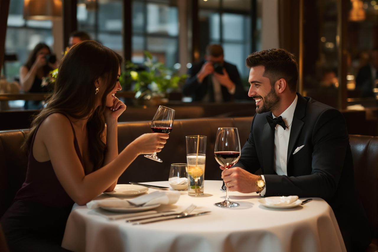 🔥 某顶流明星深夜被拍与神秘女子共进晚餐，粉丝炸锅！